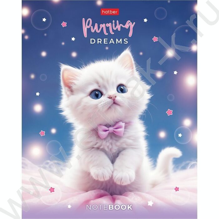 Тетрадь  48л клетка/пластик обл. "Нежные мечты" ассорти | Фото 3