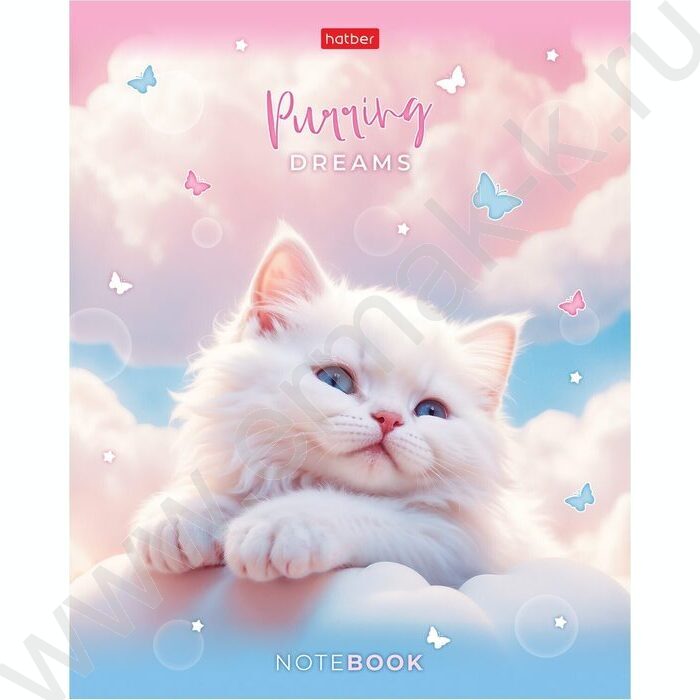 Тетрадь  48л клетка/пластик обл. "Нежные мечты" ассорти | Фото 5