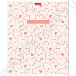 Тетрадь  48л клетка/пластик обл. "LOVE IS...." ассорти NEW | Фото 2