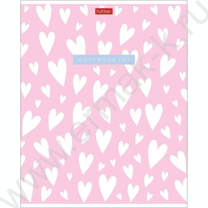 Тетрадь  48л клетка/пластик обл. "LOVE IS...." ассорти | Фото 5