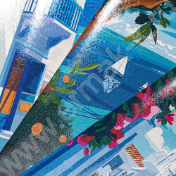 Тетрадь  48л клетка "Солнечные кварталы" /тиснение/ 5видов NEW | Фото 9