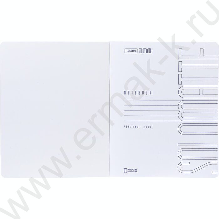 Тетрадь  96л клетка "Черный бархат" /ламинац.SOFT-TOUCH/ | Фото 3