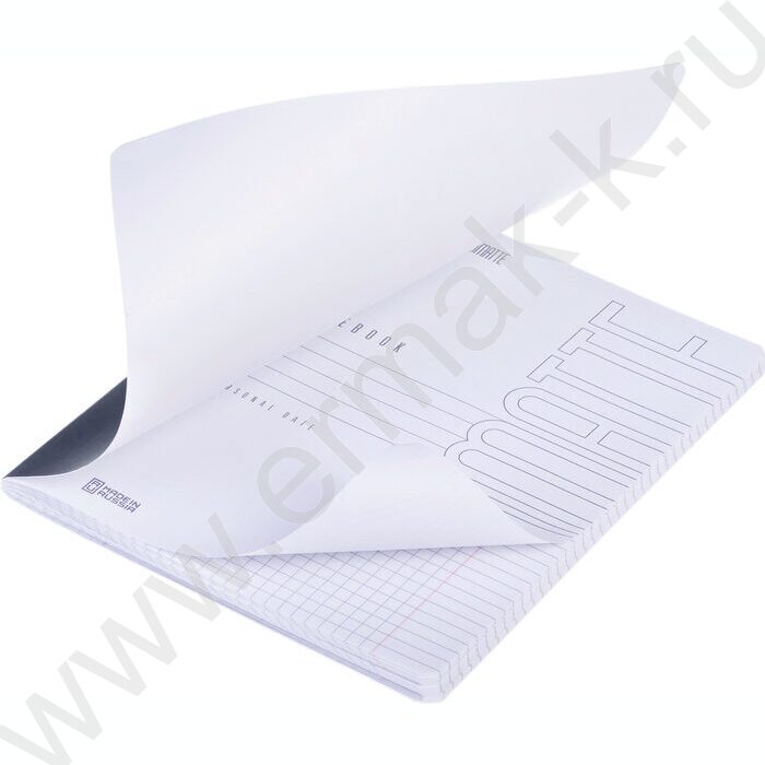 Тетрадь  96л клетка "Сапфир" /ламинац.SOFT-TOUCH/ | Фото 2