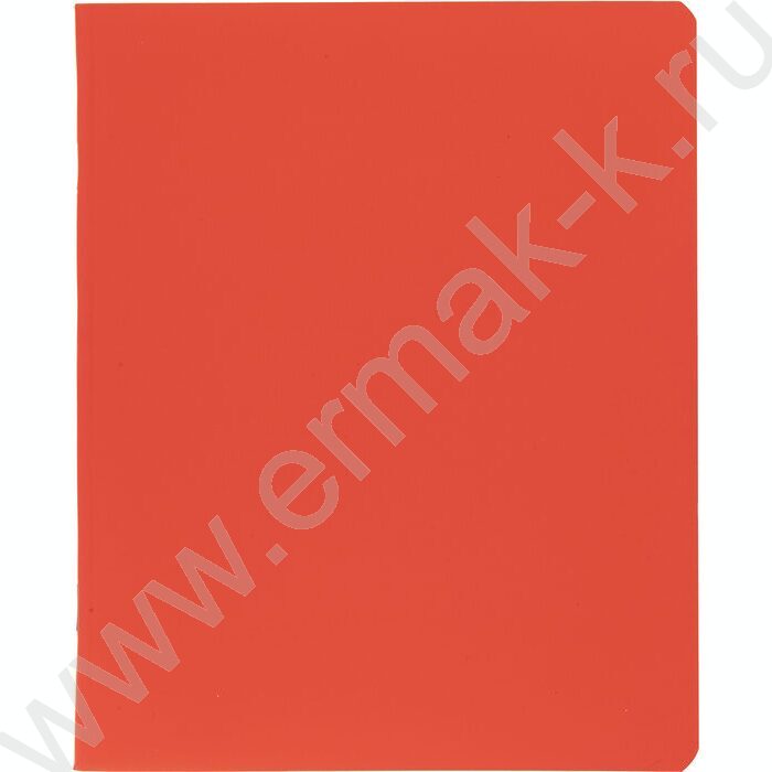 Тетрадь  96л клетка "Красный шелк" /ламинац.SOFT-TOUCH/ | Фото 1