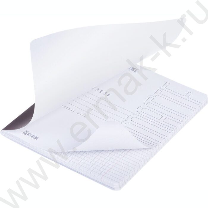 Тетрадь  96л клетка "Каштановый мед" /ламинац.SOFT-TOUCH/ | Фото 2