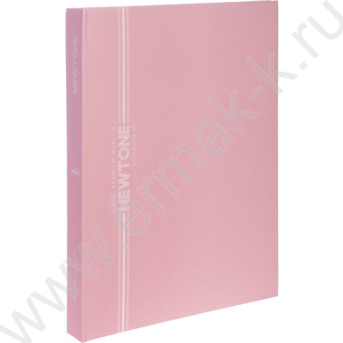 Тетрадь  80л А4 клетка/кольца ламинация Soft-touch/  "NEWtone PASTEL Розовый кварц" | Фото 1