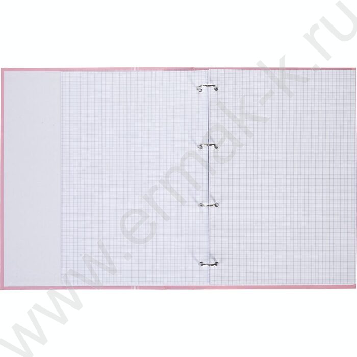 Тетрадь  80л А4 клетка/кольца ламинация Soft-touch/  "NEWtone PASTEL Розовый кварц" | Фото 2