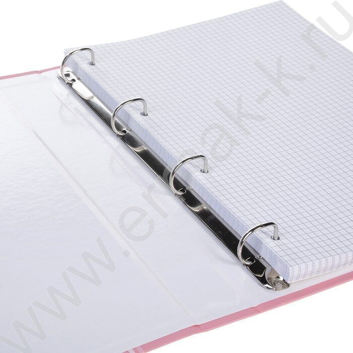 Тетрадь  80л А4 клетка/кольца ламинация Soft-touch/  "NEWtone PASTEL Розовый кварц" | Фото 3