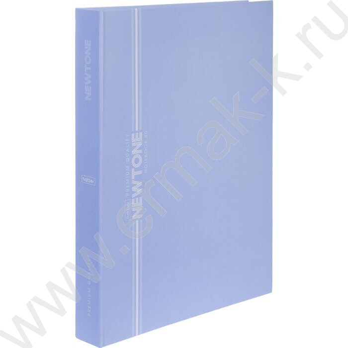 Тетрадь  80л А4 клетка/кольца ламинация Soft-touch/  "NEWtone PASTEL Голубая дымка" | Фото 1