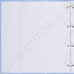 Тетрадь  80л А4 клетка/кольца ламинация Soft-touch/  "NEWtone PASTEL Голубая дымка" NEW | Фото 2