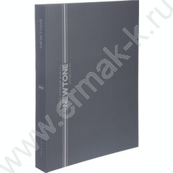 Тетрадь  80л А4 клетка/кольца ламинация Soft-touch/  "NEWtone PASTEL Серый агат" NEW | Фото 1