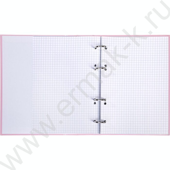 Тетрадь  80л А5 клетка/кольца /ламинация Soft-touch/  "NEWtone PASTEL Розовый кварц" | Фото 2