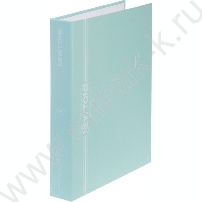 Тетрадь  80л А5 клетка/кольца /ламинация Soft-touch/  "NEWtone PASTEL Зеленый нефрит" | Фото 1
