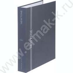 Тетрадь  80л А5 клетка/кольца /ламинация Soft-touch/  "NEWtone PASTEL Серый агат" NEW | Фото 1