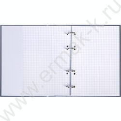 Тетрадь  80л А5 клетка/кольца /ламинация Soft-touch/  "NEWtone PASTEL Серый агат" NEW | Фото 2