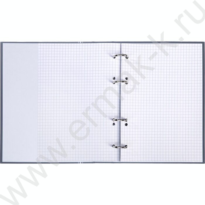 Тетрадь  80л А5 клетка/кольца /ламинация Soft-touch/  "NEWtone PASTEL Серый агат" | Фото 2