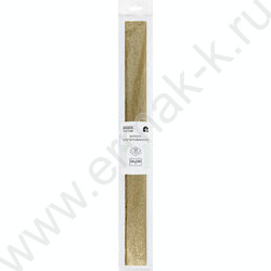 Бумага креповая 50*250см Золотая 22г/м2 NEW | Фото 1