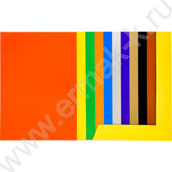 Картон цв. А4 10цв/10л мел. с золотом и серебром  Каляка-Маляка NEW | Фото 3