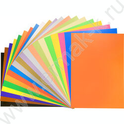 Картон цв. А4 20цв/20л мел. неон, пастель с золотом и серебром Каляка-Маляка NEW | Фото 3