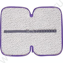 Пенал б/наполн. 2молнии  205x108мм "Friends Fore", картон с покрытием из фольги с конгрев. тисне NEW | Фото 2