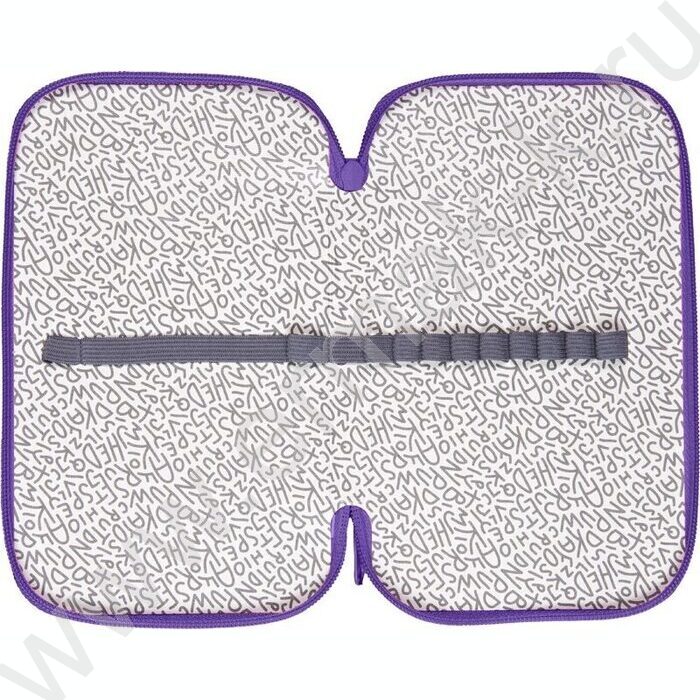 Пенал б/наполн. 2молнии  205x108мм "Friends Fore", картон с покрытием из фольги с конгрев. тисне | Фото 2