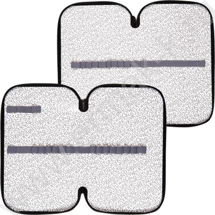 Пенал б/наполн. 2молнии  205x108мм "Super Turbo", картон с покрытием из фольги с конгрев. тиснен | Фото 3