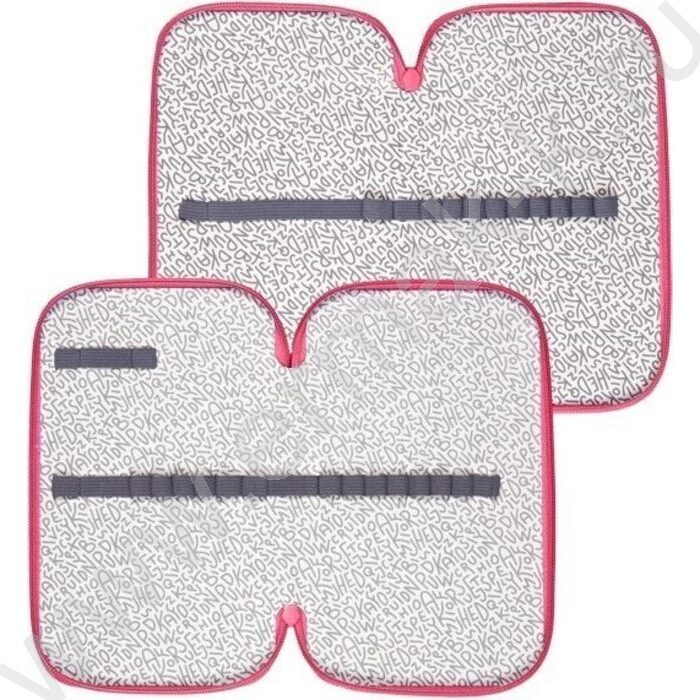 Пенал б/наполн. 2молнии  205x108мм "Lovely Little Friends", картон с конгрев. тиснением | Фото 3