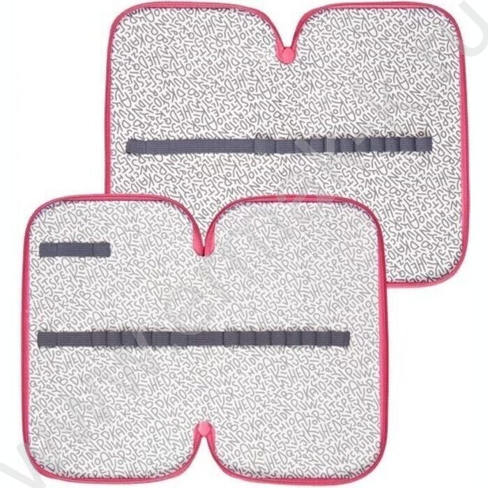 Пенал б/наполн. 2молнии  205x108мм "MooreCafe", картон с покрытием из фольги с конгрев. тиснение NEW | Фото 3