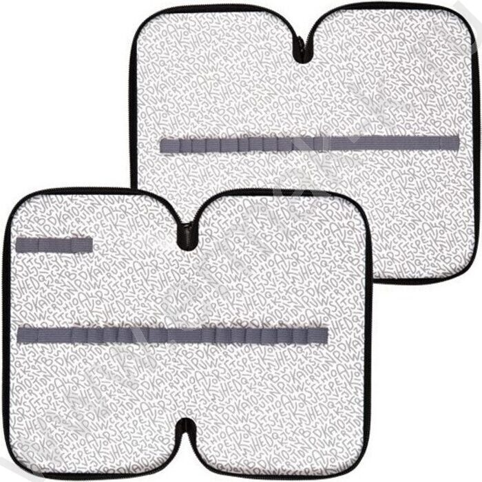 Пенал б/наполн. 2молнии  205x108мм "Ballet", картон с покрытием из фольги с конгрев. тиснением | Фото 3