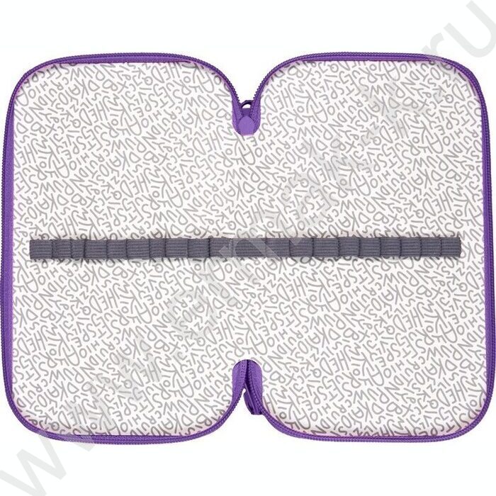 Пенал б/наполн. 3молнии 205x108мм "Friends Fore", картон с покрытием из фольги с конгрев. тиснен | Фото 2