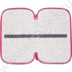 Пенал б/наполн. 3молнии 205x108мм "Lovely Little Friends", картон с конгрев. тиснением NEW | Фото 2