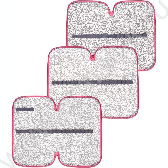 Пенал б/наполн. 3молнии 205x108мм "MooreCafe", картон с покрытием из фольги с конгрев. тиснением NEW | Фото 3