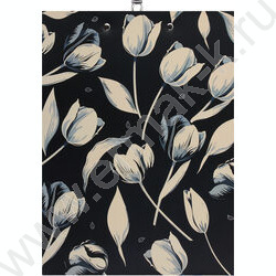 Клипборд А4 мат.ламин. с зажимом Тюльпаны NEW | Фото 2