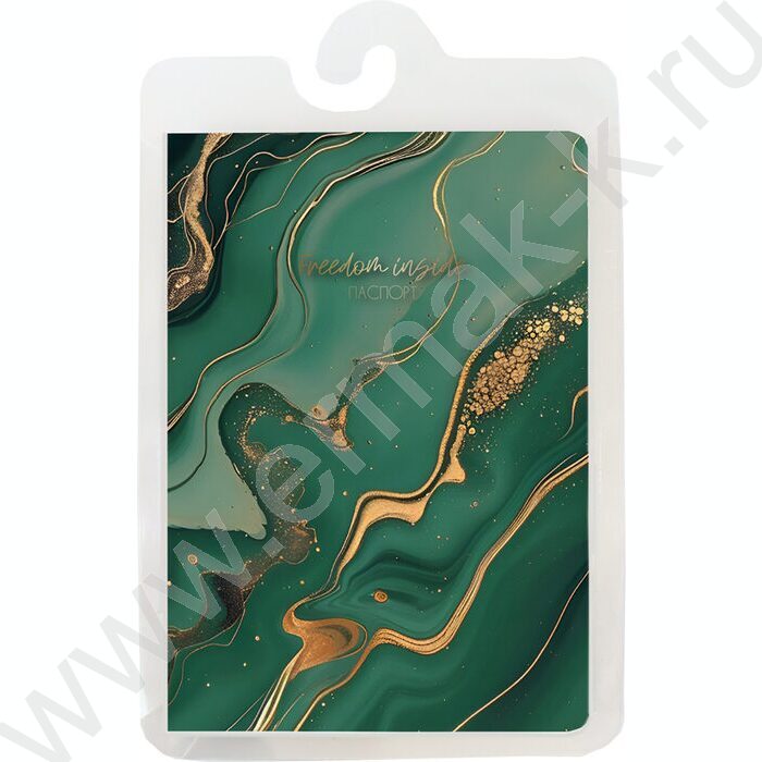 Обложка д/паспорта ПВХ "Marble" | Фото 1