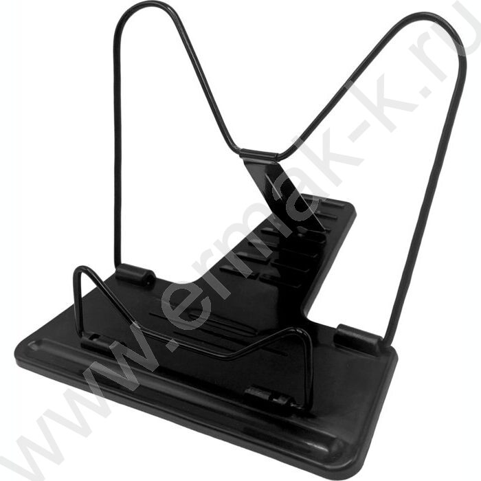 Подставка д/книг метал. с держателем для ручки с металлическим лепестком /черная | Фото 1