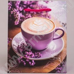 Пакет подарочный бумажный 12*15см Женский микс NEW | Фото 3