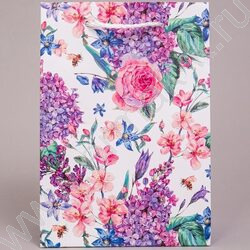 Пакет подарочный бумажный 14*20см Женский микс NEW | Фото 4