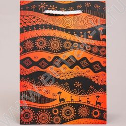 Пакет подарочный бумажный 14*20см Мужской микс NEW | Фото 3