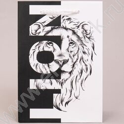 Пакет подарочный бумажный 14*20см Мужской микс NEW | Фото 4