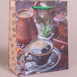 Пакет подарочный бумажный 18*23см Мужской микс NEW | Фото 3