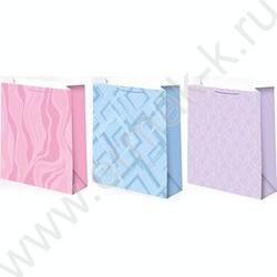 Пакет подарочный бумажный 22*31см Женский микс NEW | Фото 1