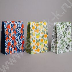 Пакет подарочный бумажный 22*31см Общий микс NEW | Фото 2