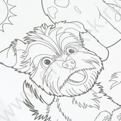 Раскраска А4 Детский сад пушистиков NEW | Фото 6