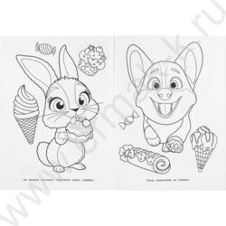 Раскраска А4 Десерты для пушистых NEW | Фото 5