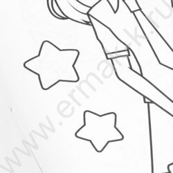 Раскраска А4 Аниме.Школа волшебства NEW | Фото 6