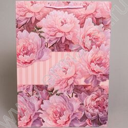 Пакет подарочный бумажный 33*45см Женский микс NEW | Фото 4