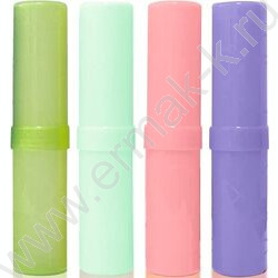 Пенал-тубус пластиковый /нежный МИКС NEW | Фото 1