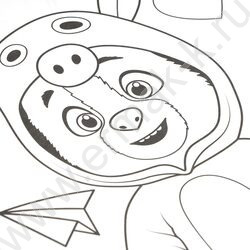 Раскраска А4 Пижамная вечеринка NEW | Фото 6