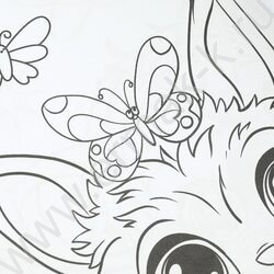 Раскраска А4 Кавайные пушистики NEW | Фото 6