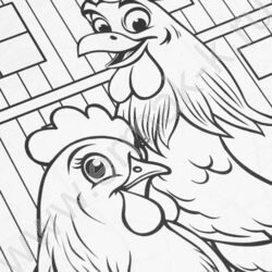 Раскраска А4 Прогулка по ферме NEW | Фото 6